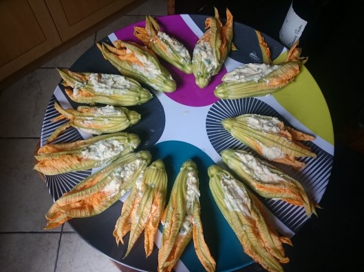 Après cuisson, prêtes à servir